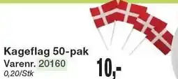 Harald Nyborg Kageflag 50-pak tilbud