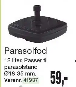 Harald Nyborg Parasolfod tilbud