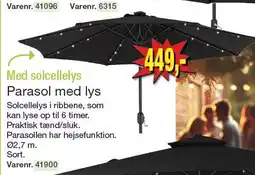 Harald Nyborg Parasol med lys tilbud