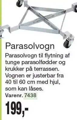 Harald Nyborg Parasolvogn tilbud