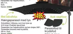 Harald Nyborg Hængeparasol med lys tilbud