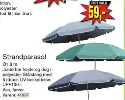 Harald Nyborg Strandparasol tilbud