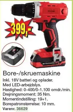 Harald Nyborg Bore-/skruemaskine tilbud