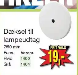 Harald Nyborg Dæksel til lampeudtag tilbud