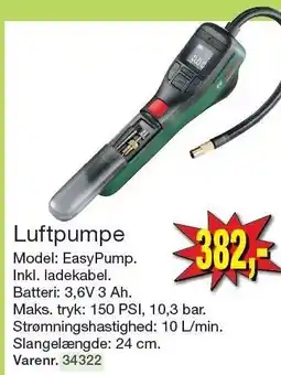 Harald Nyborg Luftpumpe tilbud
