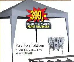 Harald Nyborg Pavillon foldbar tilbud