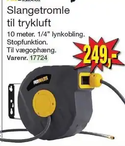 Harald Nyborg Slangetromle til trykluft tilbud