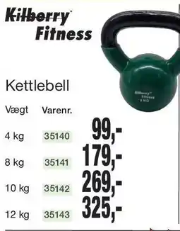 Harald Nyborg Kettlebell 4, 8, 10 eller 12 kg tilbud