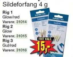 Harald Nyborg Sildeforfang 4 g Rig 1, 2 eller 3 tilbud