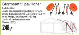 Harald Nyborg Stormsæt til pavilloner tilbud