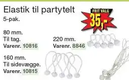 Harald Nyborg Elastik til partytelt tilbud