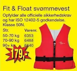 Harald Nyborg Fit & Float svømmevest tilbud