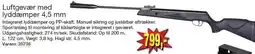 Harald Nyborg Luftgevær med lyddæmper 4,5 mm tilbud