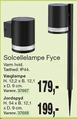 Harald Nyborg Solcellelampe Fyce tilbud