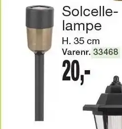 Harald Nyborg Solcellelampe tilbud