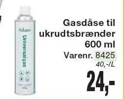 Harald Nyborg Gasdåse til ukrudtsbrænder 600 ml tilbud