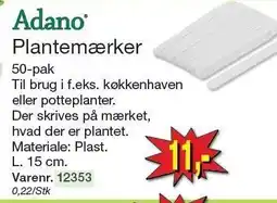 Harald Nyborg Adano Plantemærker tilbud