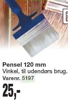 Harald Nyborg Pensel 120 mm tilbud