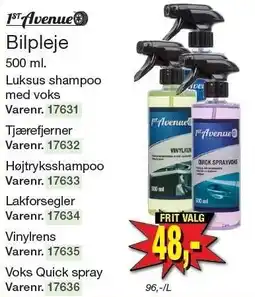 Harald Nyborg 1ST AVENUE Bilpleje tilbud
