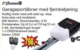 Harald Nyborg Garageportåbner med fjernbetjening tilbud