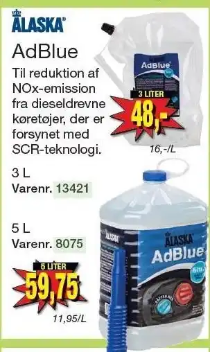Harald Nyborg ALASKA AdBlue tilbud
