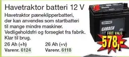 Harald Nyborg Havetraktor batteri 12 V tilbud