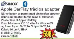Harald Nyborg Apple CarPlay trådløs adapter tilbud