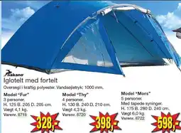 Harald Nyborg Iglotelt med fortelt tilbud