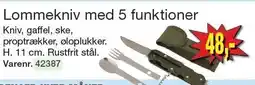 Harald Nyborg Lommekniv med 5 funktioner tilbud