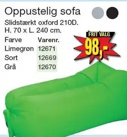 Harald Nyborg Oppustelig sofa tilbud