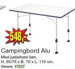 Harald Nyborg Campingbord alu tilbud