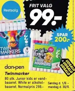 Bilka Twinmarker tilbud