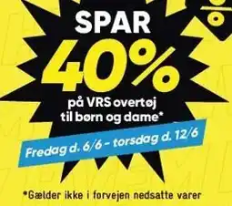 Bilka SPAR 40% på VRS overtøj til børn og dame tilbud