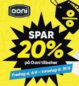 Bilka Spar 20% på Ooni tilbehør tilbud