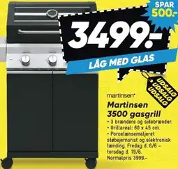 Bilka Martinsen 3500 gasgrill tilbud