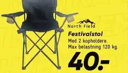 Bilka North Field Festivalstol tilbud