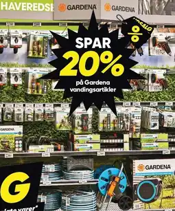 Spar 20% på Gardena vandingsartikler