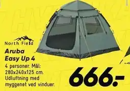 Bilka North Field Aruba Easy Up 4 tilbud