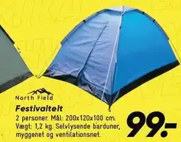 Bilka North Field Festivaltelt tilbud