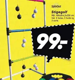 Bilka SpinOut Stigegolf tilbud