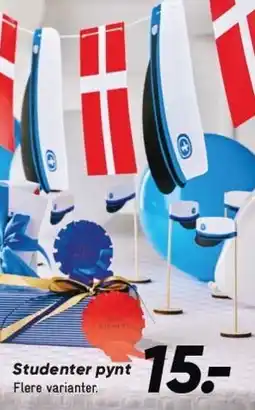Bilka Studenter pynt tilbud