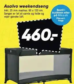 Bilka Asalvo weekendseng tilbud