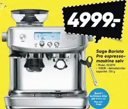 Bilka Sage Barista Pro espressomaskine sølv tilbud