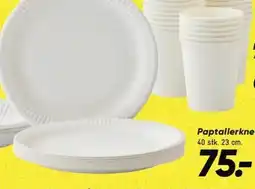 Bilka Paptallerkner tilbud