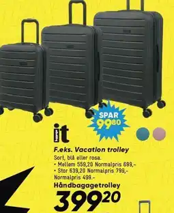 Bilka Vacation trolley tilbud