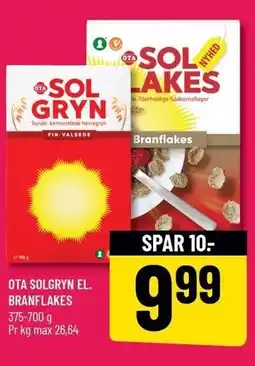 Løvbjerg Ota solgryn el. branflakes - Tilbuddet gælder kun i viborg tilbud