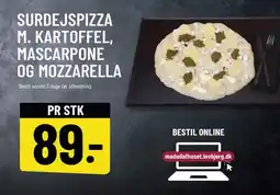 Løvbjerg Surdejspizza M. kartoffel, mascarpone og mozzarella - Tilbuddet gælder kun i Viborg tilbud