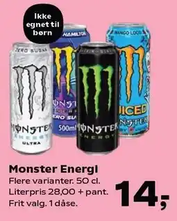 Kvickly Monster Energy tilbud