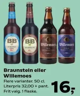 Kvickly Braunstein eller Willemoes tilbud