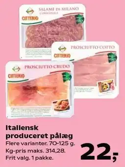 Kvickly Italiensk produceret pålæg tilbud